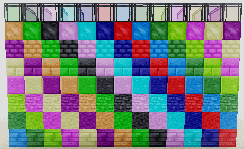 Screenshot of Colored Blocks